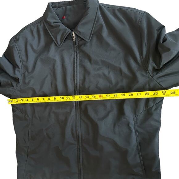 Men’s Black Collared Reaction Kenneth Cole Jacket Size G Mens Black Coat - Picture 8 of 12